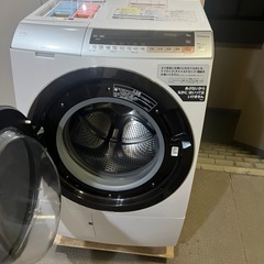 美品　日立　洗剤自動投入BD-SX110EL ドラム式洗濯乾燥機　2021年購入の画像