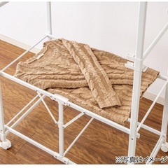 【美品】大型室内物干し　ハンガーラックの画像