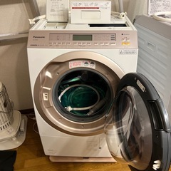 美品　パナソニック　ヒートポンプ式　2021年購入　NA-VX5E6R ドラム式洗濯乾燥機　洗濯11k 乾燥6kの画像