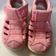 IFME✨キッズ✨メッシュサンダル✨ピンク✨の画像