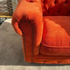 【美品‼️】🌟VINCENT🌟 ヴィンセント アンティーク調 1人掛けソファの画像