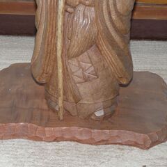 配達先決定🚚　無料配達します🚚一刀彫💖福禄寿 七福神💖高さ55㎝💖縁起物💖の画像