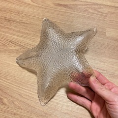 ヒトデのガラス皿の画像