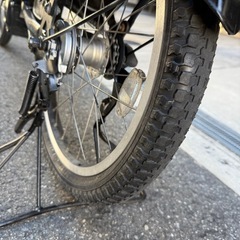 子供乗せ　ヤマハ　電動アシスト自転車 チャイルドシート付き ブラックの画像