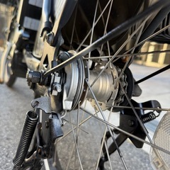 子供乗せ　ヤマハ　電動アシスト自転車 チャイルドシート付き ブラックの画像