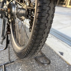 子供乗せ　ヤマハ　電動アシスト自転車 チャイルドシート付き 黒の画像