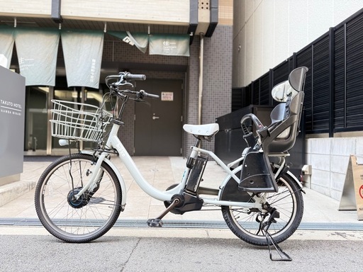 子供乗せ　ブリヂストン　BIKKE 電動アシスト自転車 チャイルドシート付き