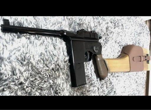 マルシンモーゼルM712 ガスガンマキシ木製ストック付き (まる