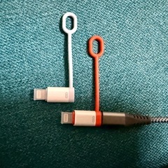 Type C to ライトニング 変換アダプタ (2個セット) Lightning 【MFi認証製品】OTG機能 急速充電 高速データ転送/音楽/音量調節 USB-C i-Phone 変換コネクタ 紛失防止ストラップ付き タイプCからiOS変換コネクタ i-Phone14 Pro/13/12/i-Pad/Air-Podsなどi-OS機器対応の画像