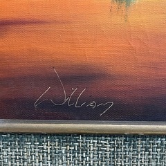 【美品】絵　額縁　船　風景画の画像