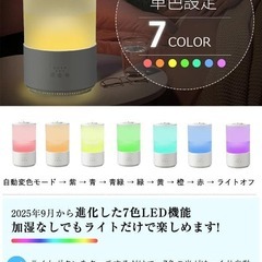 【新品】加湿器 大容量 4L 超音波 スチーム式 上から給水 アロマ 次亜塩素酸水対応の画像
