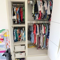 クローゼット 衣類 収納の画像