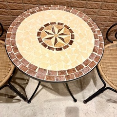 ガーデンファニチャー◼️3点セットの画像