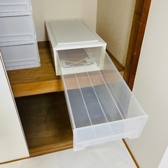 奥行きある収納の画像