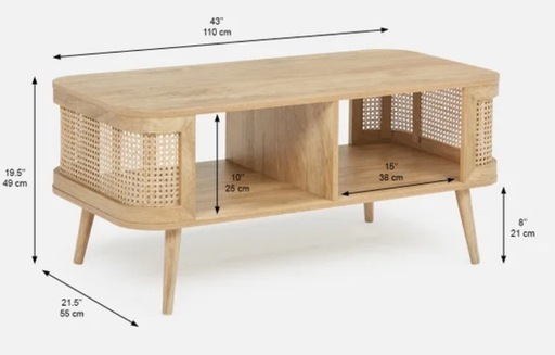 【価格交渉可】Structube（ストラクチューブ）正規品:　コーヒーテーブル（元値¥27,000）