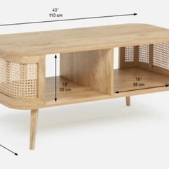 【価格交渉可】Structube（ストラクチューブ）正規品:　コーヒーテーブルの画像