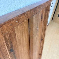 【無垢調DIY天板】オイルステイン＋ウレタン塗装仕上げ 高級感ある木製テーブル天板（約100×60×厚み6cm）の画像