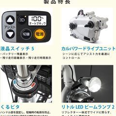 パナソニック (Panasonic) 電動自転車 2025年モデル グリッター BE-FGL032 12.0Ah 20インチ 3段変速 電動アシストの画像