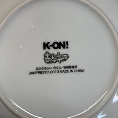けいおん! 一番くじプレミアムG賞 アートプレート 陶器製皿 丸皿 絵皿の画像