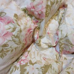 高級羽毛布団　ボリュームタイプ　ダウン　定価数万円クラス　ピンク系　シングルの画像