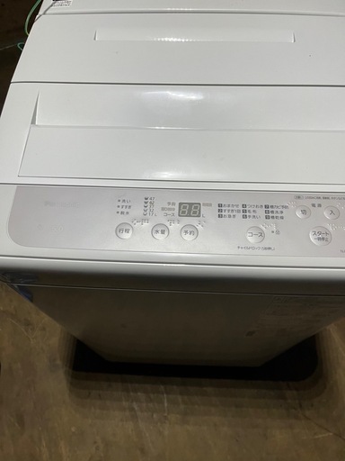 【美品　24年製】Panasonic NA-F5B2 全自動電気洗濯機　5.0kg