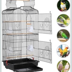 鳥かご バードーケージ 大きめインコ・オウムなどになどに の画像