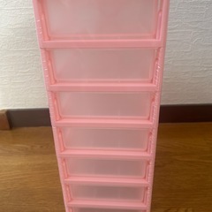 収納ケース 引き出し 小物収納 7段　幅17.1x奥13.1x高34.5cm の画像