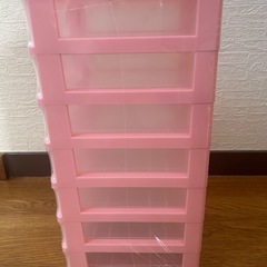 収納ケース 引き出し 小物収納 7段　幅17.1x奥13.1x高34.5cm の画像