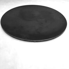 受付本日のみ！ 本格クレープ 直径24cm 6mm厚 黒皮鉄板 IH対応 + ステンレストングの画像