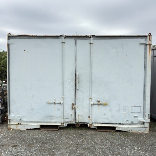 グレー コンテナ 約2.5m x 2.5m x 2.5m