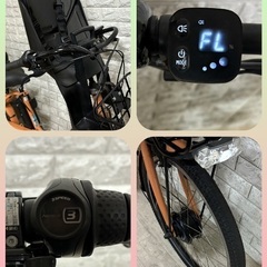 ✨2018-2020年モデル✨美品✨BRIDGESTONE 電動アシスト自転車bikke ビッケモブdd 3人乗り対応 　内装3段変速✨室内保管✨完成車配送✨t201の画像