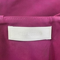 新品【CELFORD セルフォード】タックスカート ロングスカート アシンメトリー パープル 38 Mサイズの画像