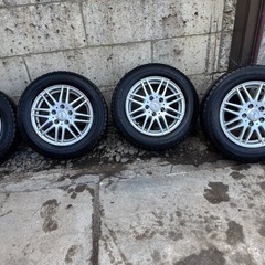 YOKOHAMA.195/65 15スタッドレスタイヤ、アルミホイルセット　多少の値下げは検討します の画像