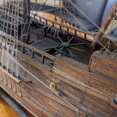 完成品 豪華 木製帆船模型 ハーフムーン（Half Moon） 1/40スケールの画像