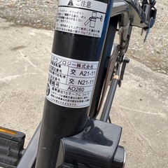 定価13万　電動アシスト自転車　バッテリー、充電器付き　防犯登録解除済みの画像