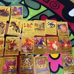55枚❗️ケース付き❗️コンプポケモンカード　海外版ゴールドカードの画像