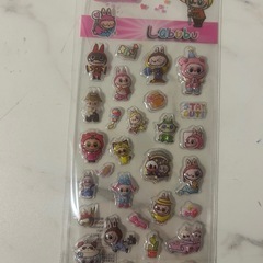 ラブブ、クロミぷくぷくシールの画像