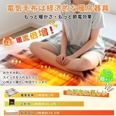 【2025最新進化】電気毛布 敷き 掛け敷き兼用【5秒速暖！】電気ひざ掛け 洗える洗濯可能 150*80cm 節電 電気しき毛布 省エネ 80W 切り忘れ防止 2/4/8Hタイマー 1～10段階温度調整 クリスマス プレゼント ふわふわ 肌に優しい 毛玉なし あったかグッズ 電気ブランケット ダニ退治 防寒対策 肩掛け 膝掛け 暖房器具 キャンプ オフィス 車中泊の画像
