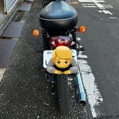 11/1値引きしました！愛知県内送料無料！スーパーカブ50 チョッパー　乗って帰れます。の画像