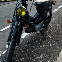 11/1値引きしました！愛知県内送料無料！スーパーカブ50 チョッパー　乗って帰れます。の画像