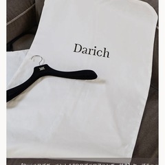 【Darichロゴガーメント＆DDロゴベロアハンガー付き】ケープチェックナポレオンコートの画像