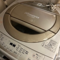 TOSHIBA 8キロ洗濯機の画像