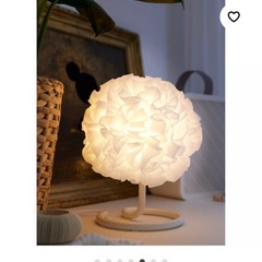 VINDKAST ヴィンドカスト テーブルランプ, ホワイト, 26 cm IKEAの画像