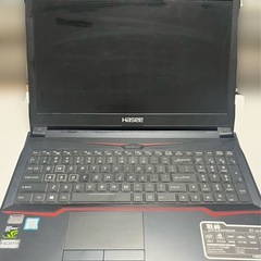 ゲーミングノートPC GTX1060 max-q/Corei7-7700HQ/16GB/128GB SSD/500GB HDD/15.65.6インチの画像