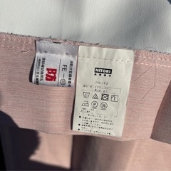 断捨離中➡︎可愛いピンクのカーテン♡ニトリ♡130×100の画像