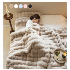 ふわもこ　ふわとろ毛布　SD セミダブル　【美品】の画像