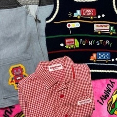 急募 レトロ 子供服 まとめ売り 14枚 ミキハウス バブルブーン チエコサク その他の画像