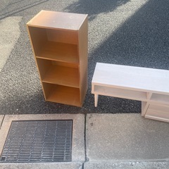 テレビ台　本棚セットの画像