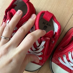 子供靴 12.5cmと14cm コンバースの画像