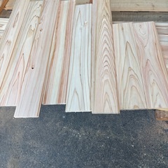 桧　羽目板　端材の画像